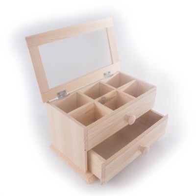 Wooden Mini Dressing Table Jewellery Box