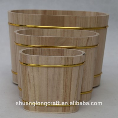 cheap price customer design wooden bucket for sale