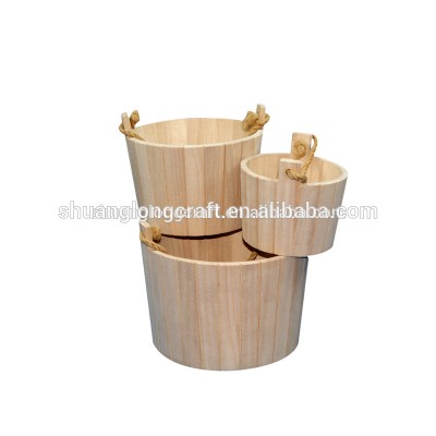 2016 Wholesale wood bucket,unfinished wholesale wood bucket