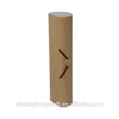 Single Bottle Birch Wood Wine Box