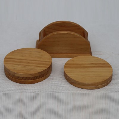 Cheap Unfinished Wooden Tea Cup Coaster