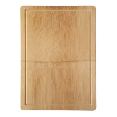 Large Bamboo Wood Cutting Board with Drip Groove