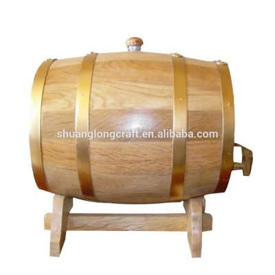 Customized oak wood mini wine barrel with high quality