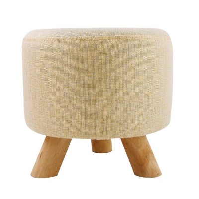 Decorative Unfinished Wood Stool